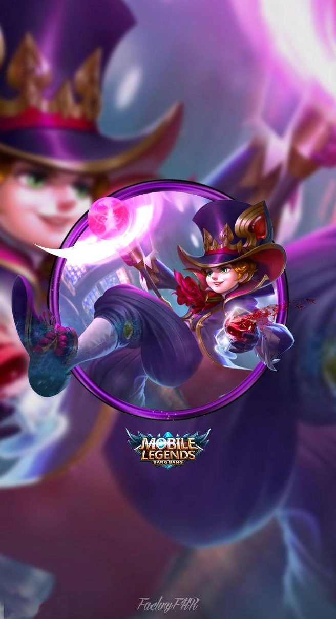 Hình nền điện thoại tướng Harley Mage Genius trong game Mobile Legends cực ngầu