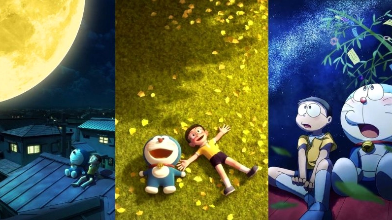 Hình nền Doremon cute đang cười tươi vô cùng đáng yêu chất lượng sắc nét