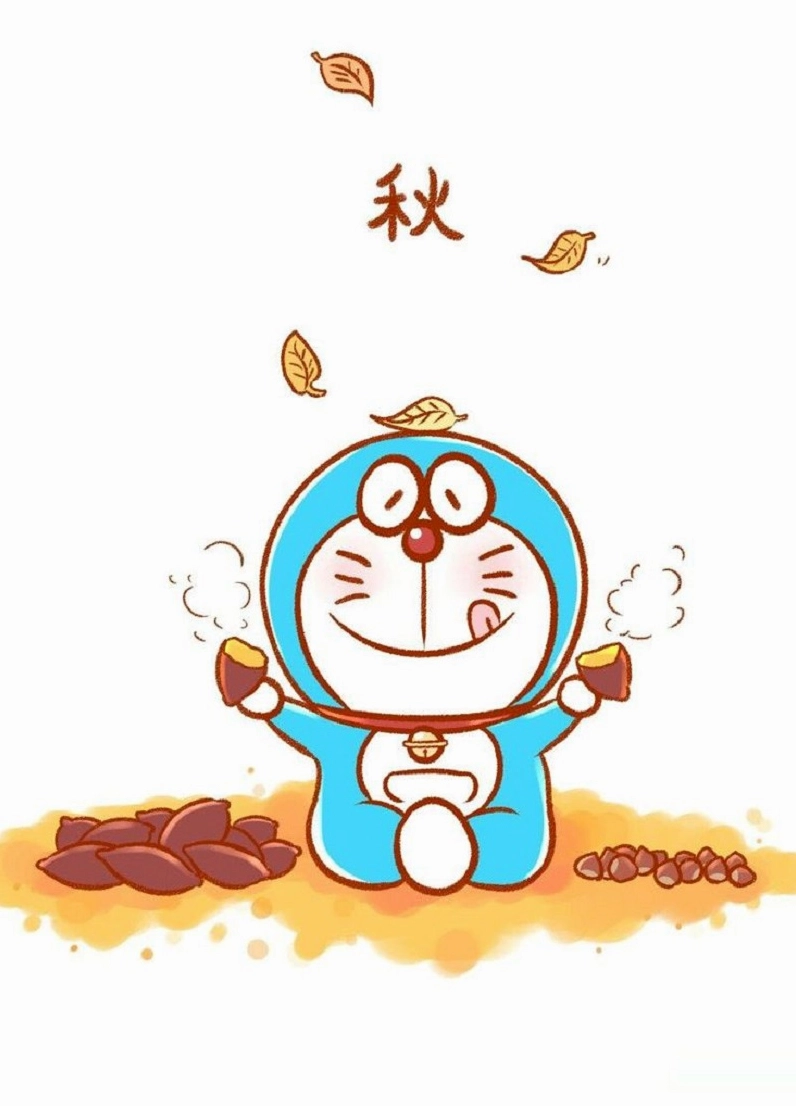 Hình nền doremon cute đang ngủ say sưa bình yên