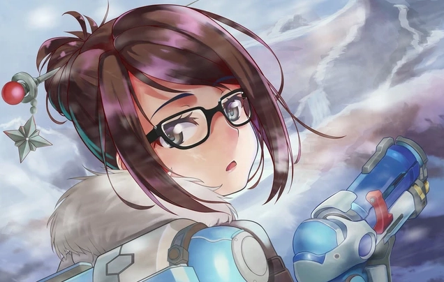Hình nền gái game đang ngồi nghỉ ngơi sau trận chiến với vẻ mặt suy tư