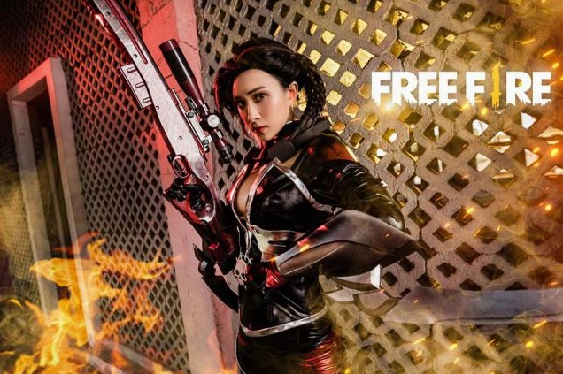 Hình nền game free fire cặp đôi trong bộ trang phục linh hồn chiến trận