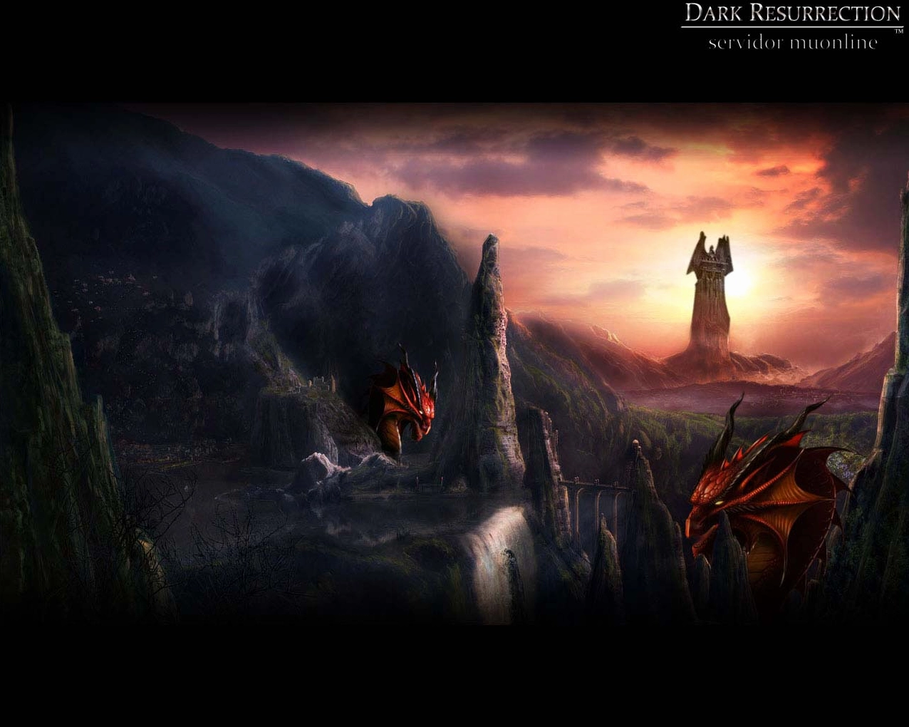 Hình nền game MU Online tuyệt đẹp với các nhân vật và trang bị phát sáng