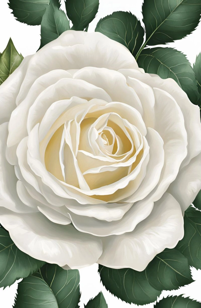 Hình nền hoa hồng trắng đẹp dịu dàng làm ảnh màn hình điện thoại