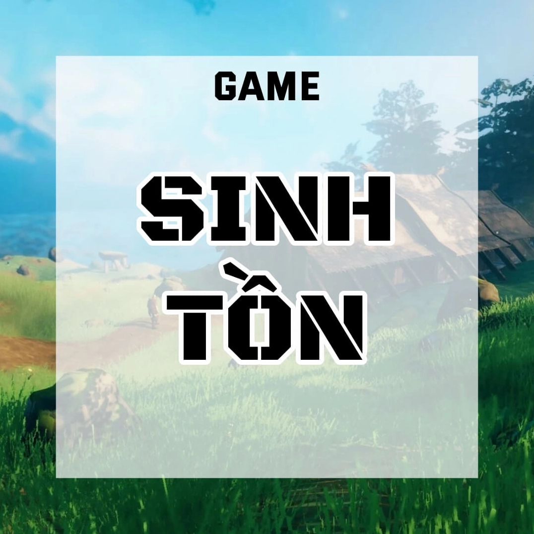 Hình nền laptop chill chủ đề game sinh tồn khám phá thế giới mở