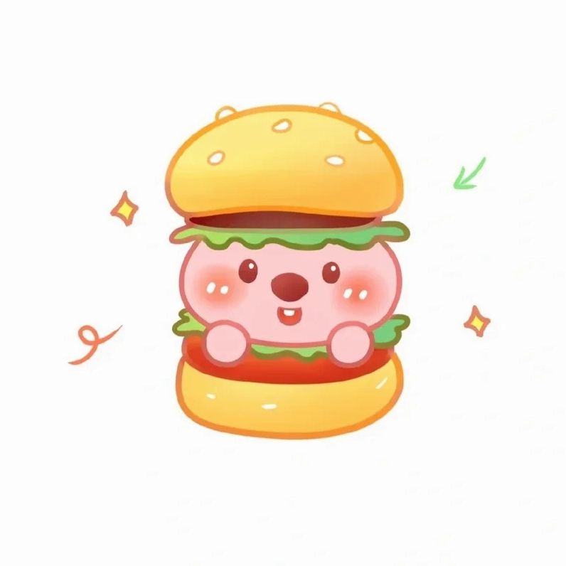 Hình nền Loopy meme ăn hamburger hài hước chất lượng HD