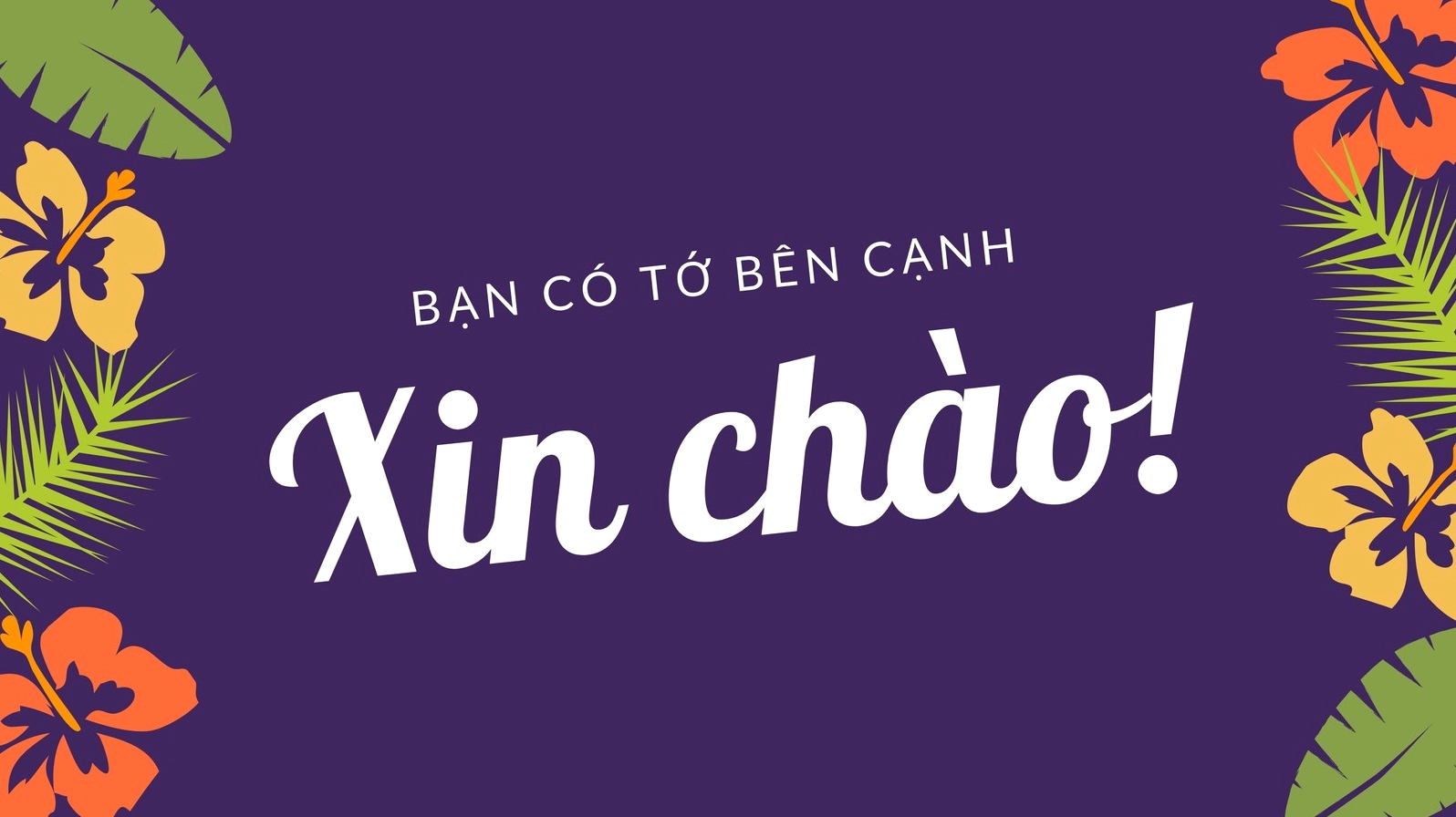 Hình nền máy tính hoa nhiệt đới tông màu tím mộng mơ cực kỳ sắc nét và độc đáo