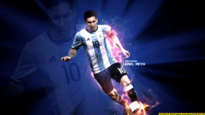 Hình nền messi cho máy tính tái hiện cú sút phạt đẳng cấp thế giới