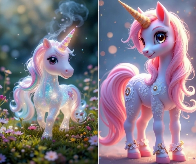 Hình nền ngựa Chibi đáng yêu phong cách dễ thương cho người yêu thích hoạt hình