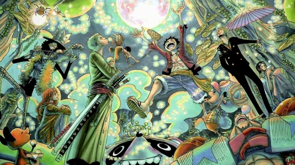 Hình nền phim hoạt hình One Piece tái hiện cảnh sắc thế giới hải tặc bao la rộng lớn