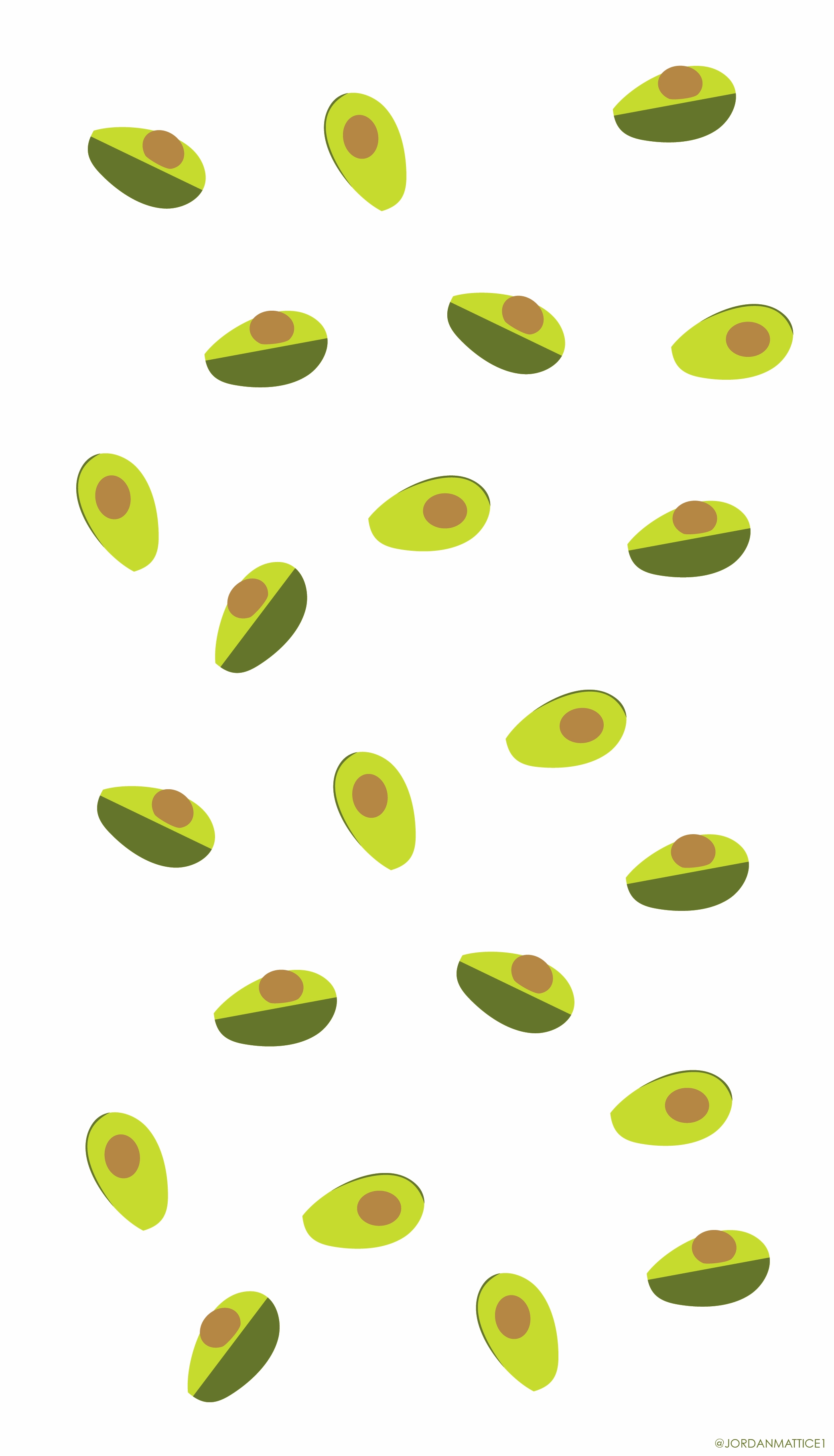 Hình nền quả bơ thiết kế đồ họa độc đáo chất lượng sắc nét 4k