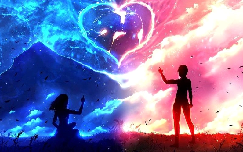 Hình nền trái tim đen buồn chất lượng 4k sắc nét thể hiện tâm trạng cô đơn