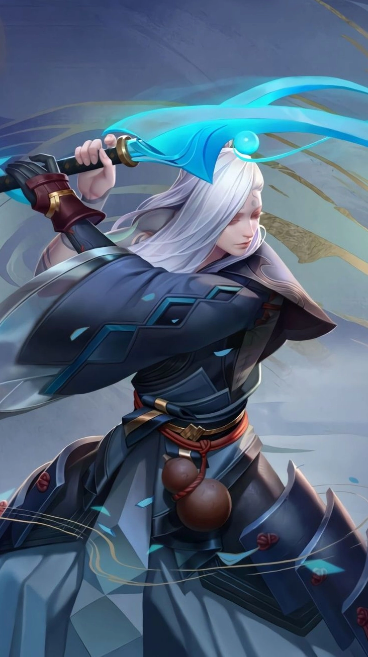 Hình nền tướng Tachi với phong thái lãng khách samurai dũng mãnh và sắc nét