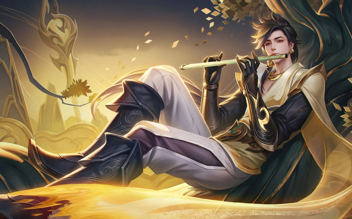 Hình nền về game Murad với thần thái mang vẻ uy nghiêm của vị thần tối cao