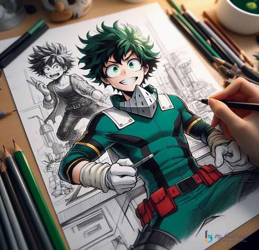 Hình vẽ anime đơn giản ngầu mang phong cách lạnh lùng cực chất