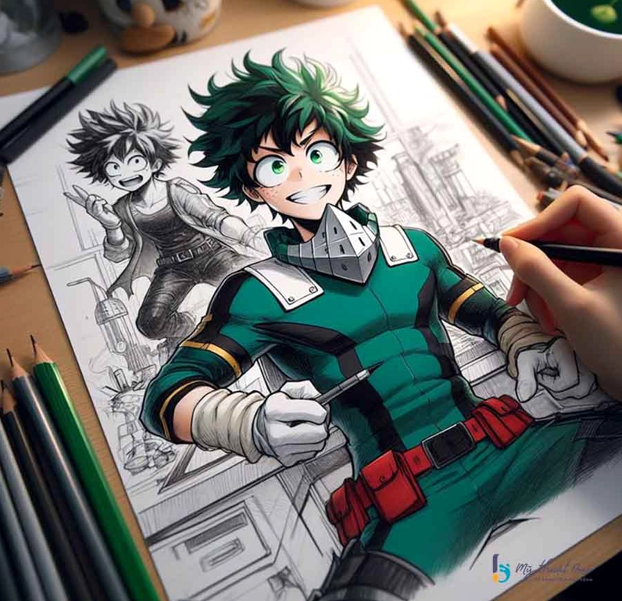 Hình vẽ anime đơn giản nhưng vẫn cực kỳ ngầu