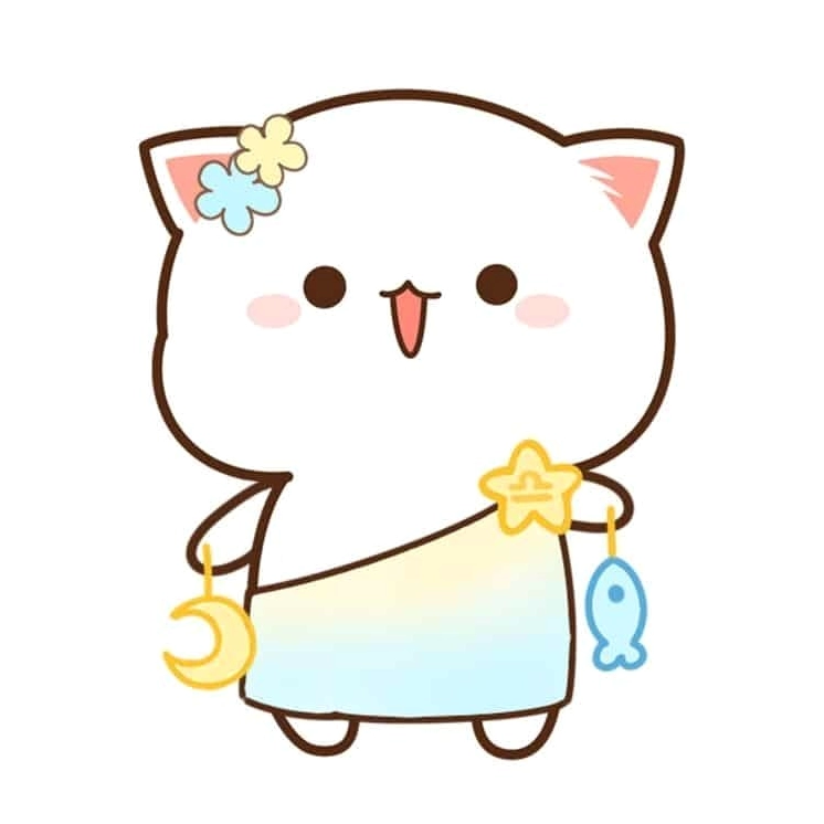 Hình vẽ tay cô bé với biểu cảm bối rối cực cute