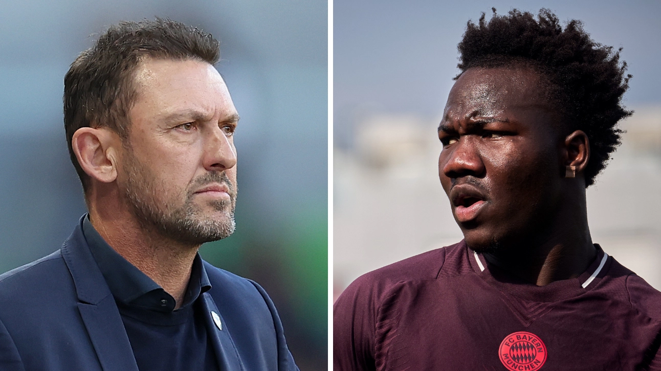 Huấn luyện viên Tony Popovic chỉ đạo chiến thuật cho Nestory Irankunda