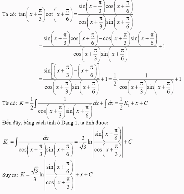 Hướng dẫn phương pháp tìm nguyên hàm hàm số lượng giác hiệu quả