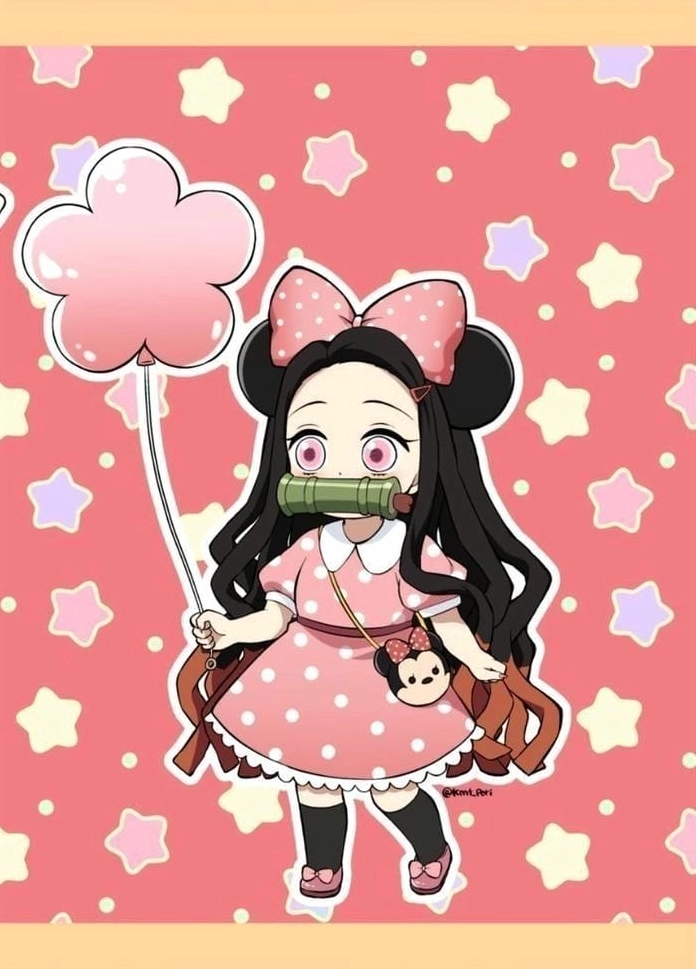 Hướng dẫn từng bước vẽ nezuko chibi cute chuẩn anime