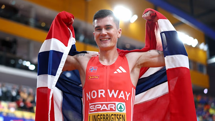Jakob Ingebrigtsen giành chức vô địch châu Âu cự ly 1500m