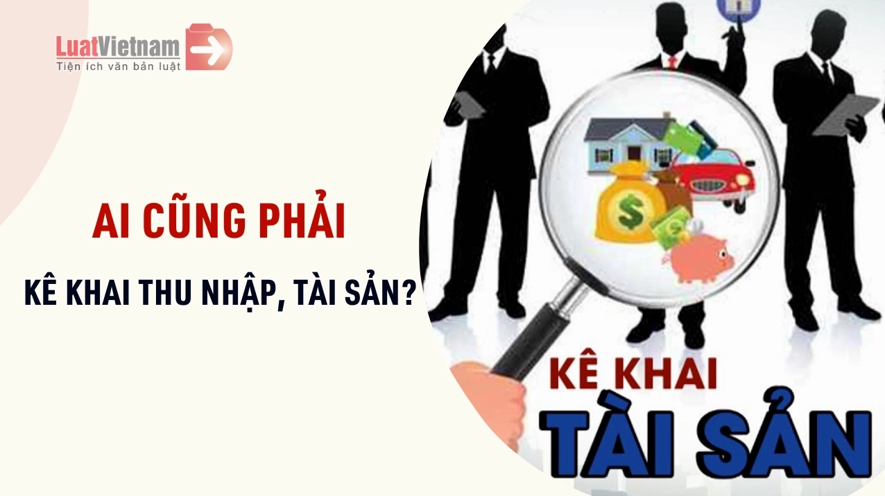 kê khai tài sản thu nhập