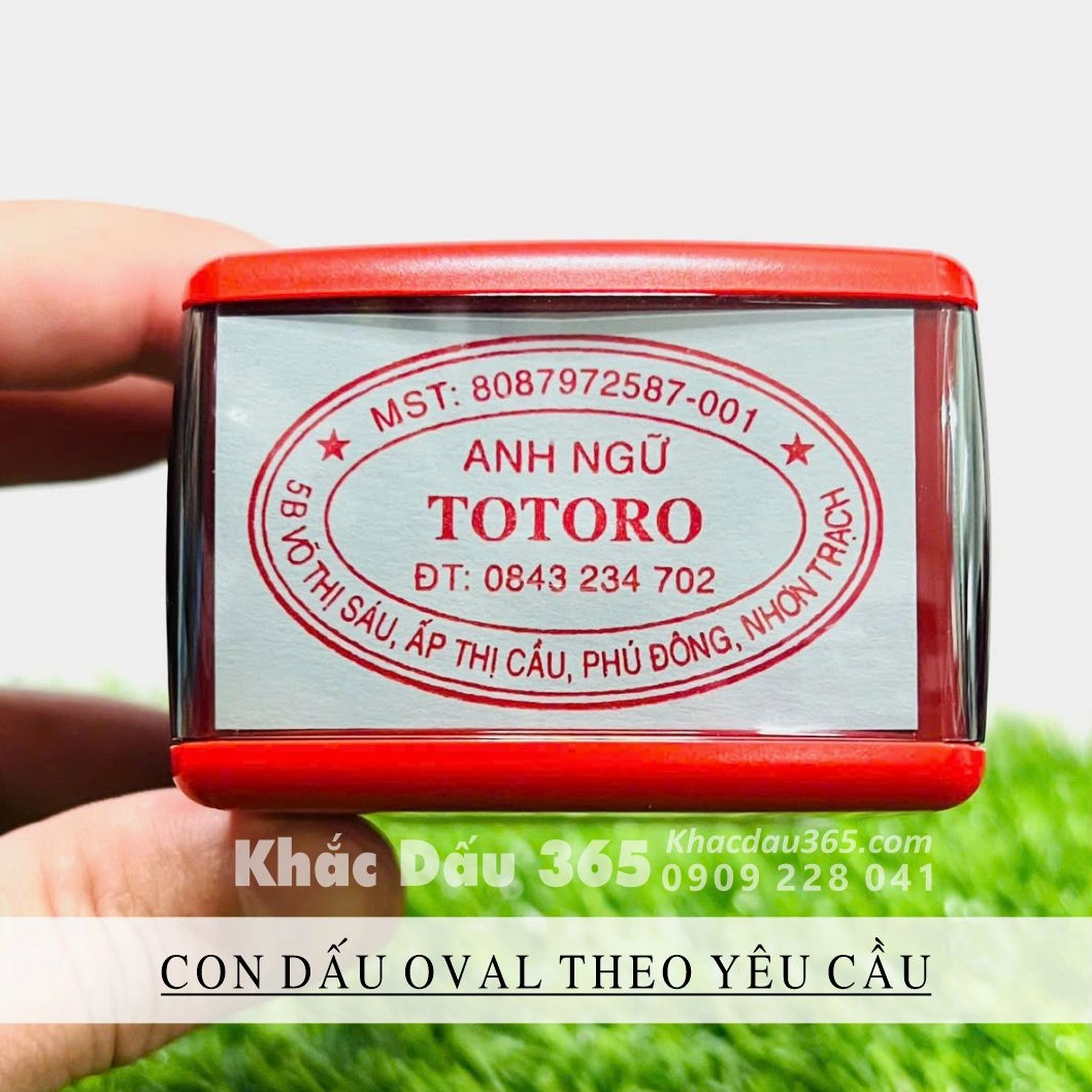 Khắc dấu oval và elip trong ứng dụng doanh nghiệp