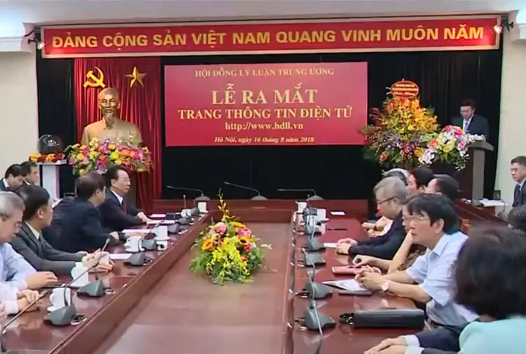 Khai trương trang thông tin điện tử Hội đồng lý luận Trung Ương