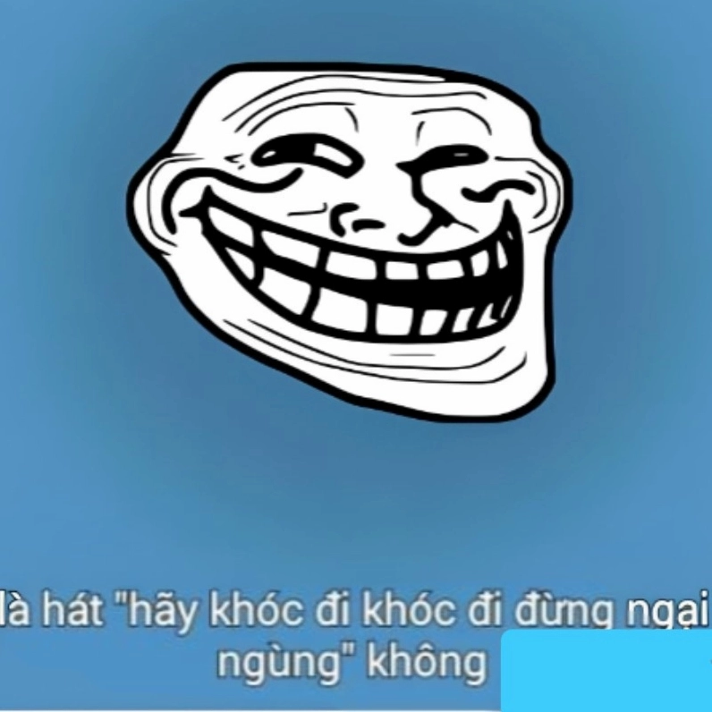 Khi bạn không thể giấu cảm xúc như hãy khóc đi khóc đi đừng ngại ngùng meme