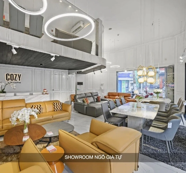 Không gian phòng ăn tại Showroom nội thất Cozy Living