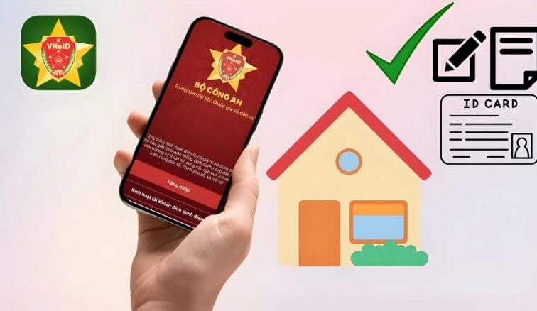 Kiểm tra và xác thực thông tin cư trú trên ứng dụng VNeID khi làm thủ tục