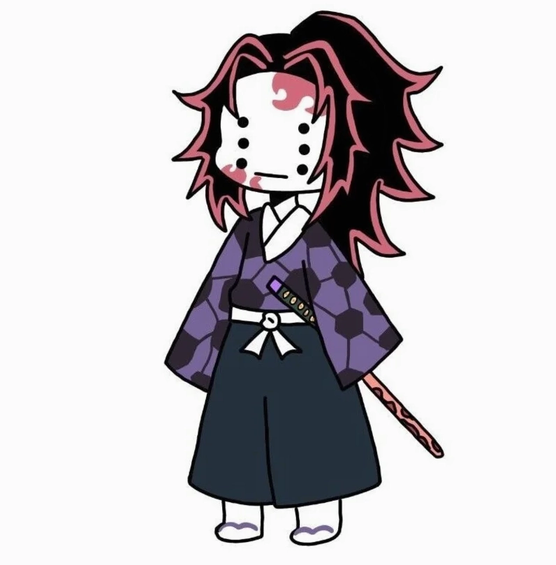 kokushibou chibi cute