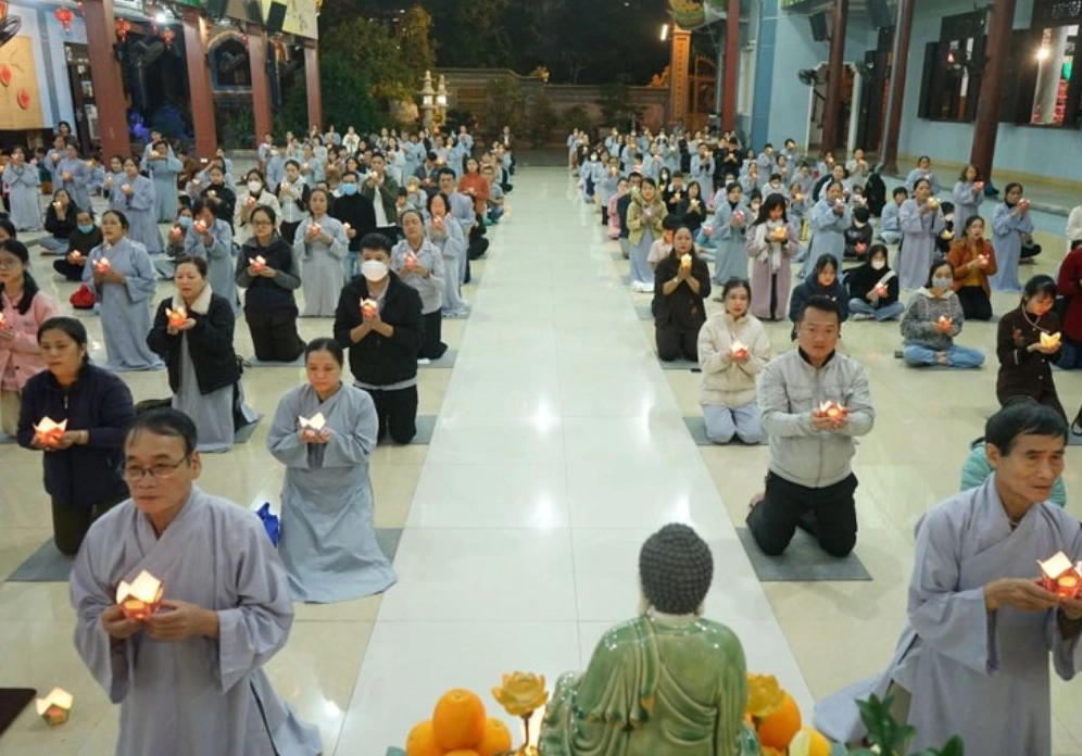 Lễ Quy Y Tam Bảo trang nghiêm được tổ chức thường kỳ tại Chùa Phước Tường