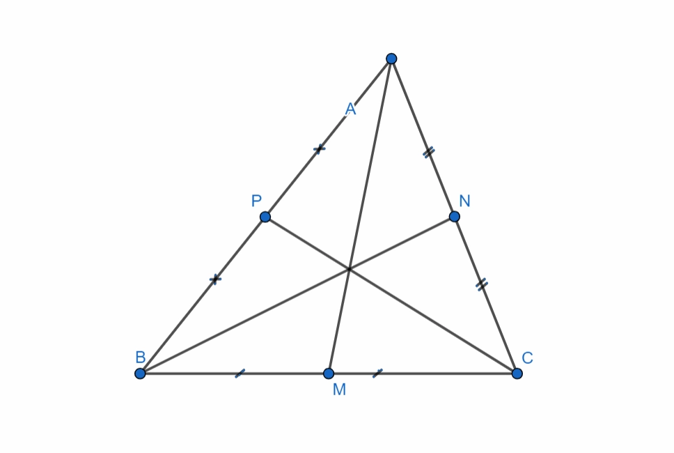 Lý thuyết và bài tập ứng dụng đường trung tuyến trong tam giác vuông