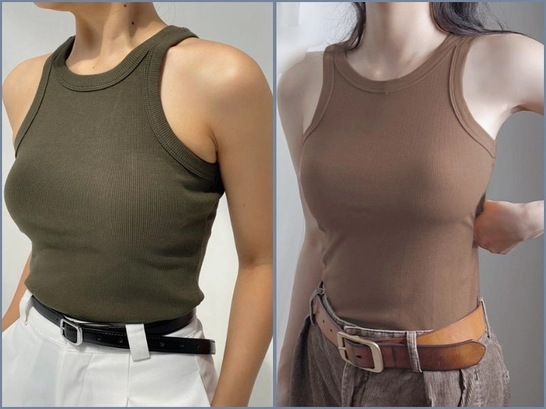 Mẫu áo ba lỗ nữ đẹp được thiết kế hiện đại phù hợp với nhiều phong cách khác nhau