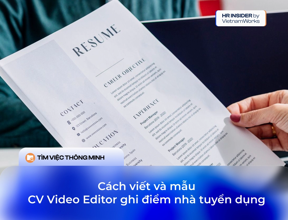 Mẫu CV video editor sáng tạo thể hiện năng lực và sự cố gắng trau dồi kỹ năng