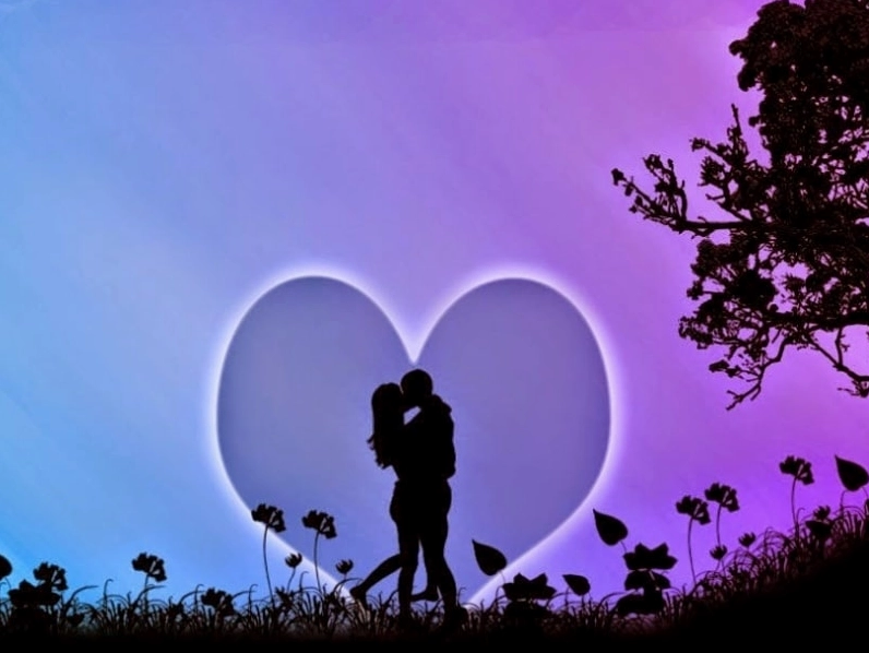 Mẫu hình nền trái tim đen trắng cute dễ thương cho các cặp đôi yêu nhau