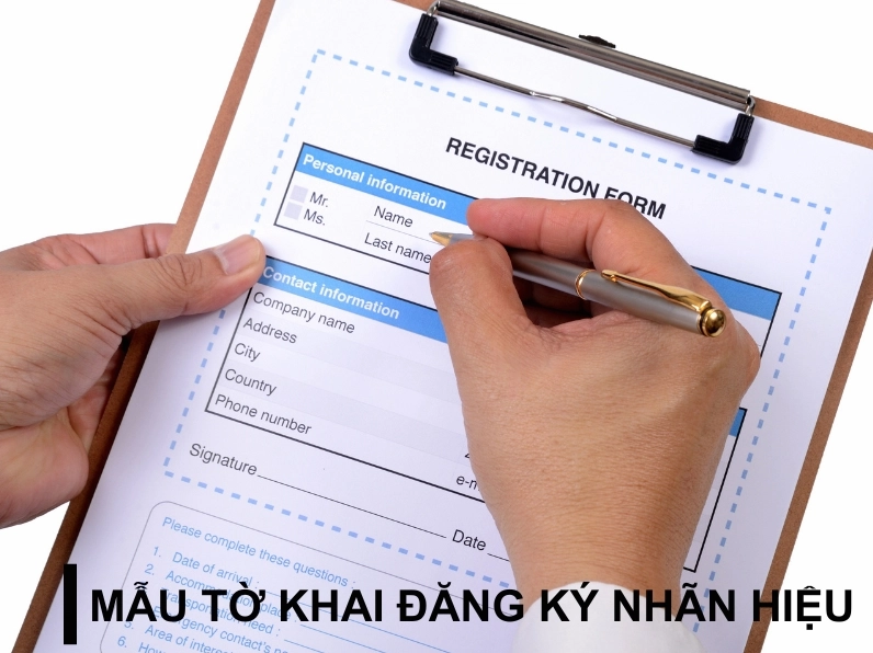 Mẫu tờ khai đăng ký nhãn hiệu