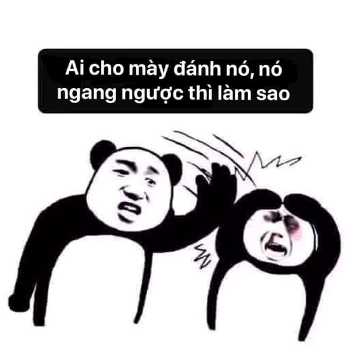 Meme cảnh một người đang đu bám trên lưng người khác vô cùng nhây nhớt
