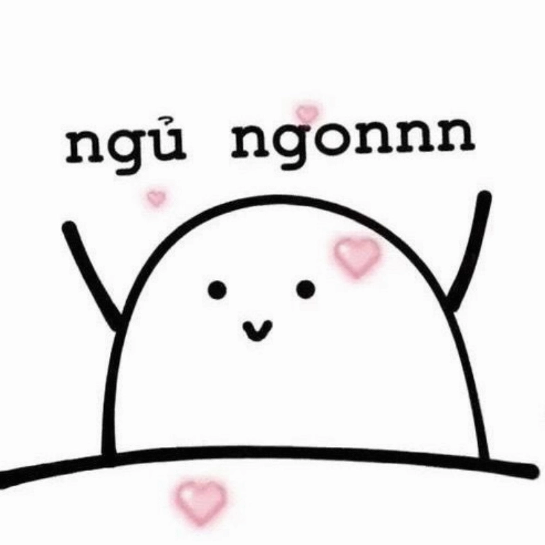 meme chúc ngủ ngon đáng yêu đến người thân