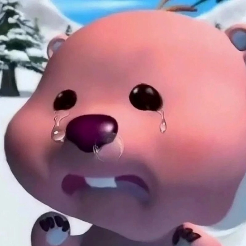 meme hải ly loopy hồng ngơ ngác