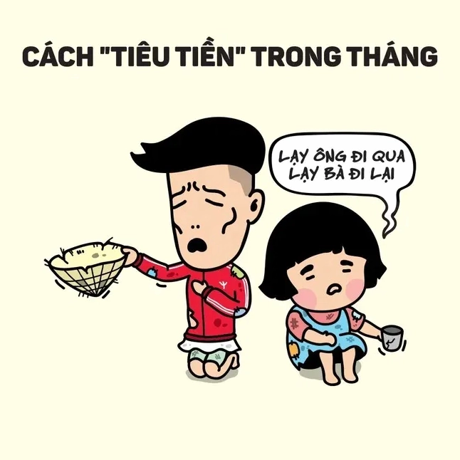 Meme hóa trang thành người ăn xin đi xin tiền bạn bè