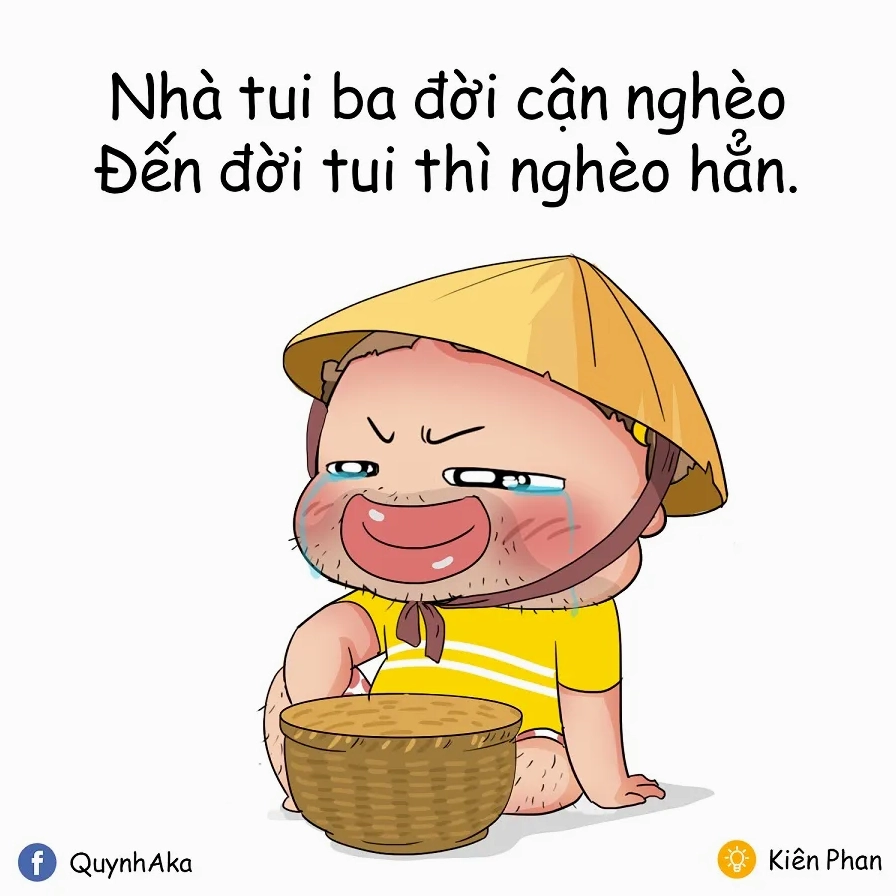 Meme khoe giấy chứng nhận hộ nghèo đi cà khịa bạn bè