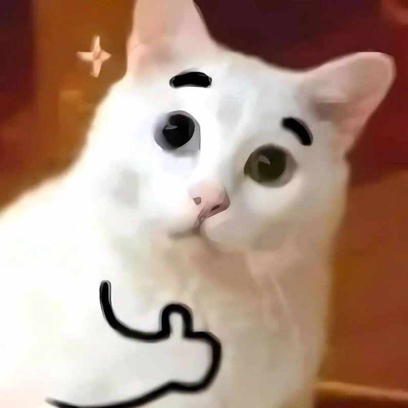 Meme mèo cười phán xét vừa chỉ tay