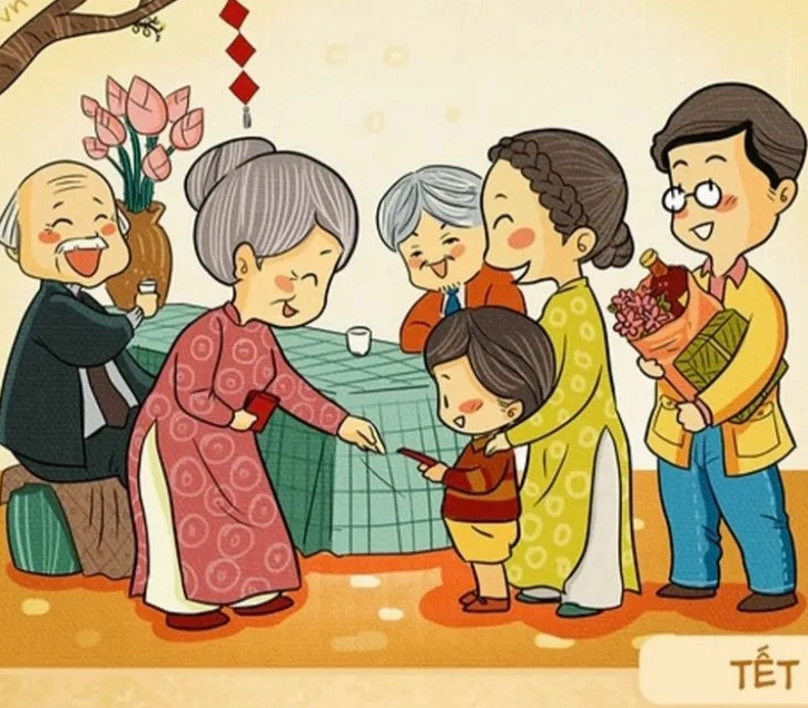 Meme mèo Tết đẹp và ý nghĩa đang tính toán tiền lì xì