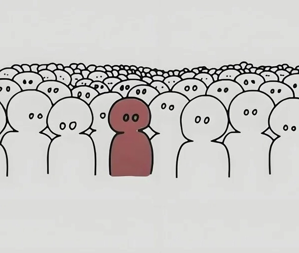 Meme một người từ chối cả thế giới đang tiến về phía mình