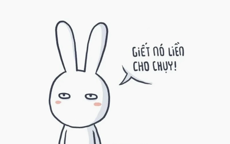 Meme nhàm nhang nhồ thỏ 7 màu cực kỳ đáng yêu