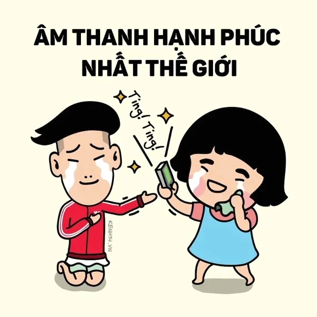 Meme nụ cười hạnh phúc trong sự nghèo khó bủa vây