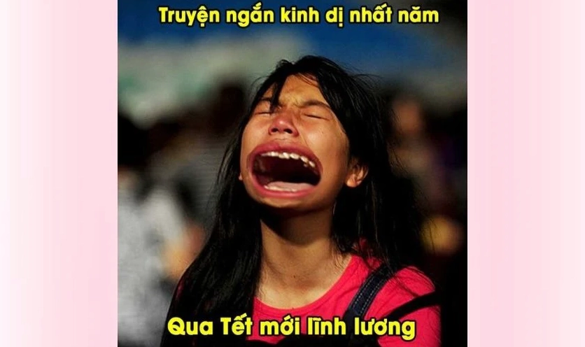 Meme Tết 2026 vui nhộn khóc ròng vì hết tiền