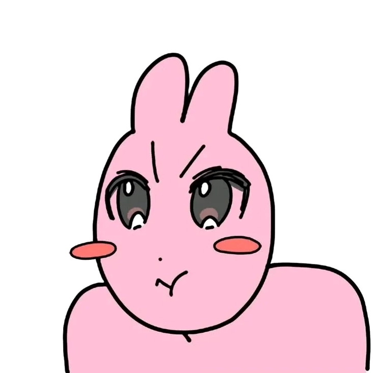 Meme thỏ 7 màu ngộ nghĩnh thể hiện sự vui nhộn