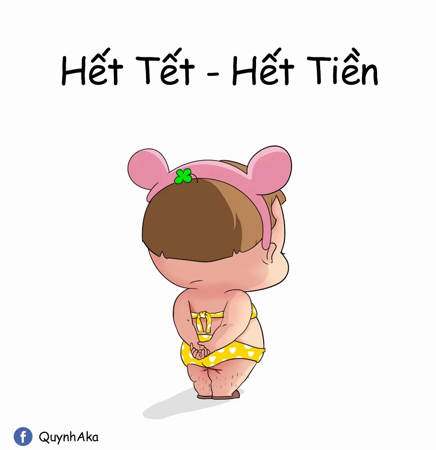 Meme thông báo hết tiền rồi với biểu cảm chán nản tột độ